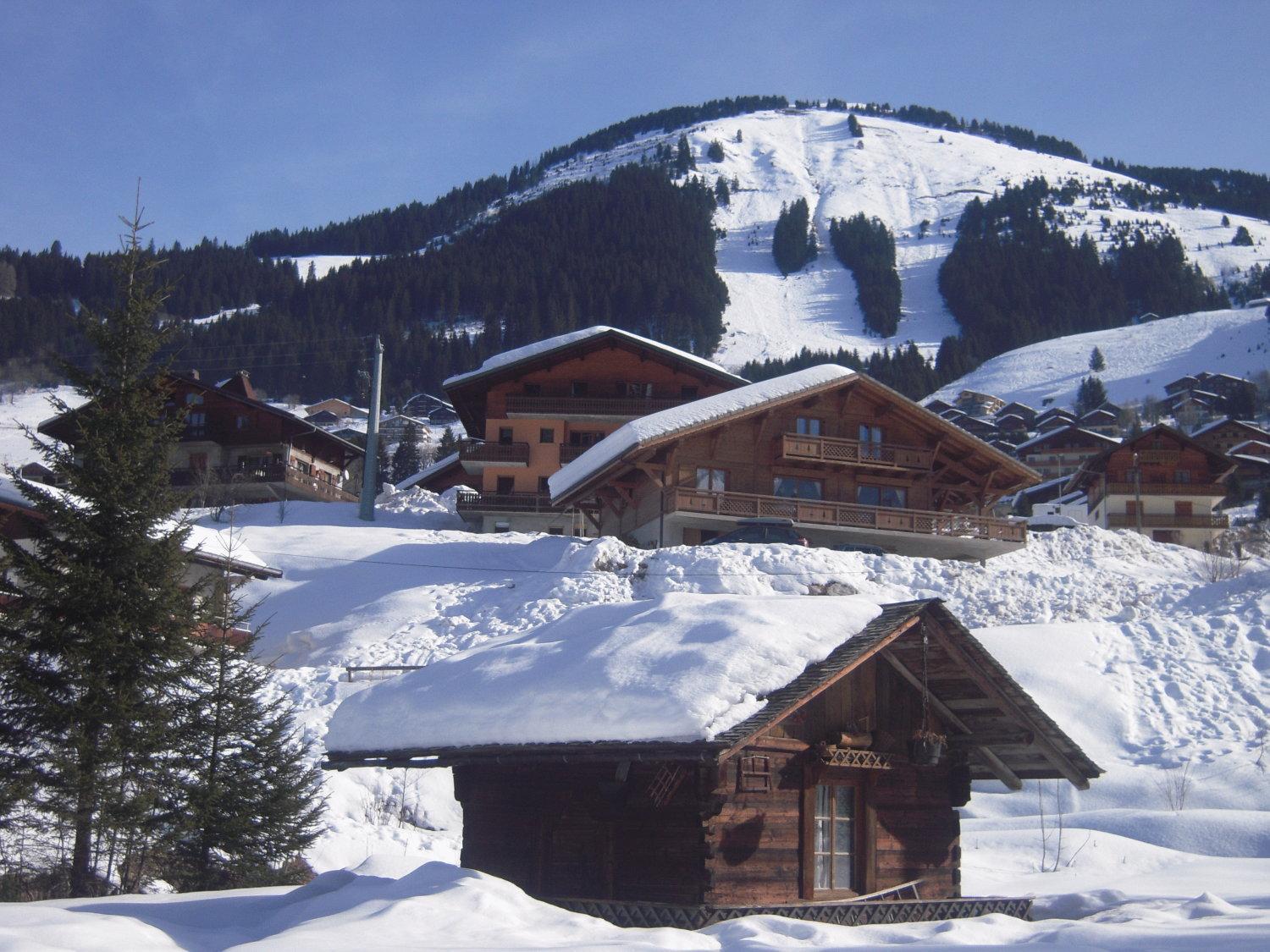 Hotel Le Kandahar Châtel Exteriör bild