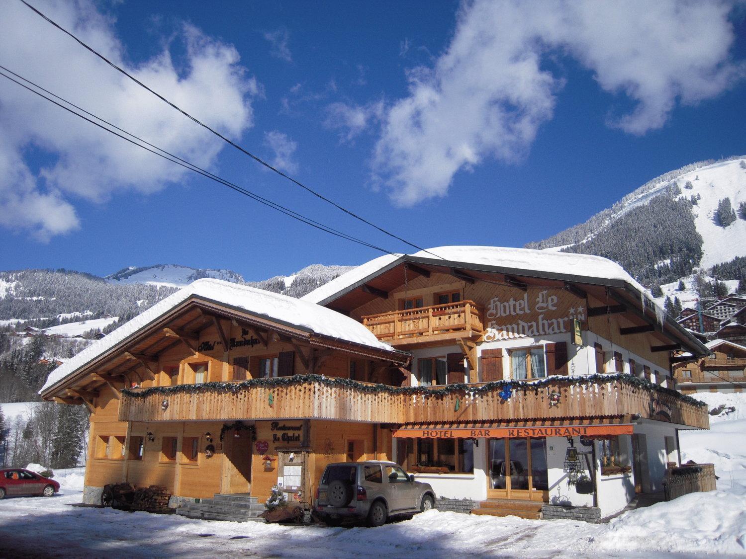 Hotel Le Kandahar Châtel Exteriör bild